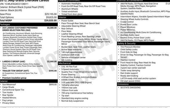 JEEP GRAND CHEROKEE 2012 1C4RJFAGXCC128011 image